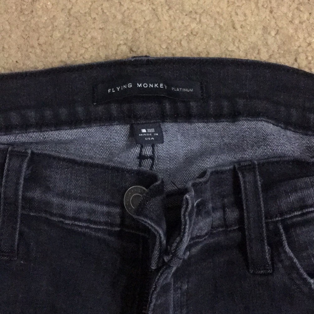 Flying Monkey Platinum Black Used Women’s Jeans 30